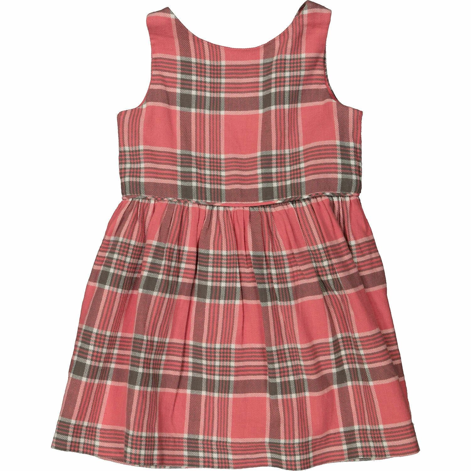 RALPH LAUREN Baby Girls' 2pc Red Checked Dress & Pants Set, 12 months