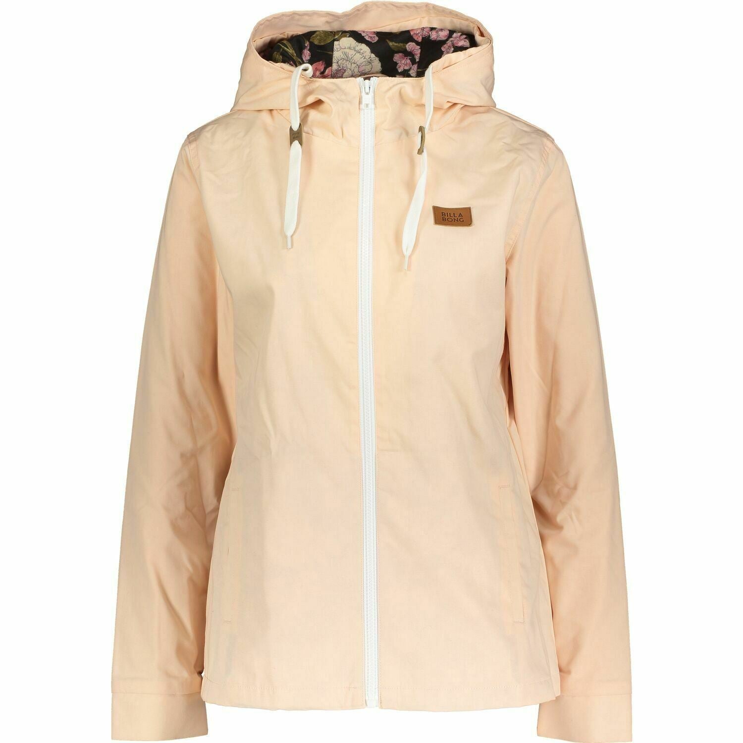 Billabong Women's Hooded Parka Jacket, Nude/Peach, size XS