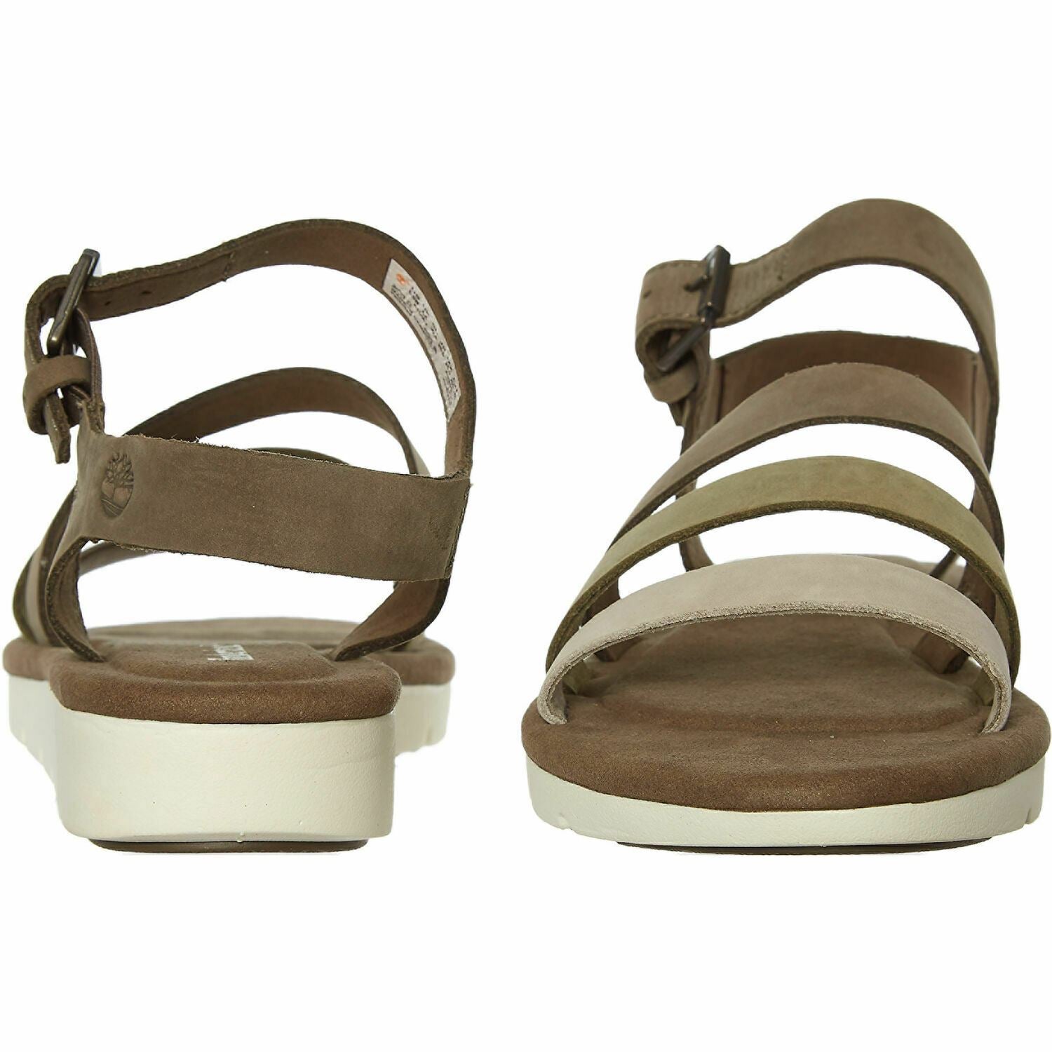 TIMBERLAND Women's LOTTIE LOU Sandals, Khaki Nubuck Leather, size UK 4.5