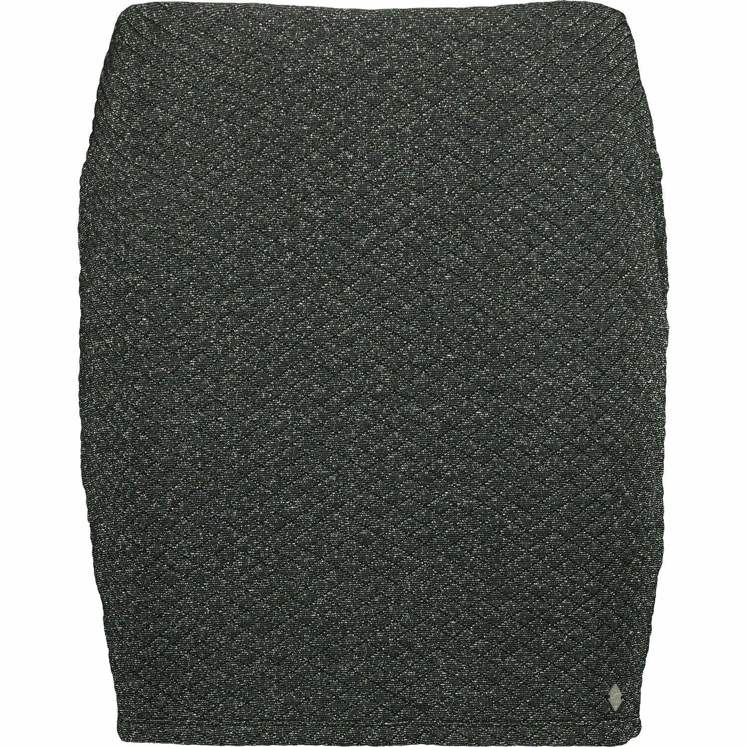 SUPERDRY Women's EDISON Black/Silver Sparkle Mini Skirt, size S / UK 10