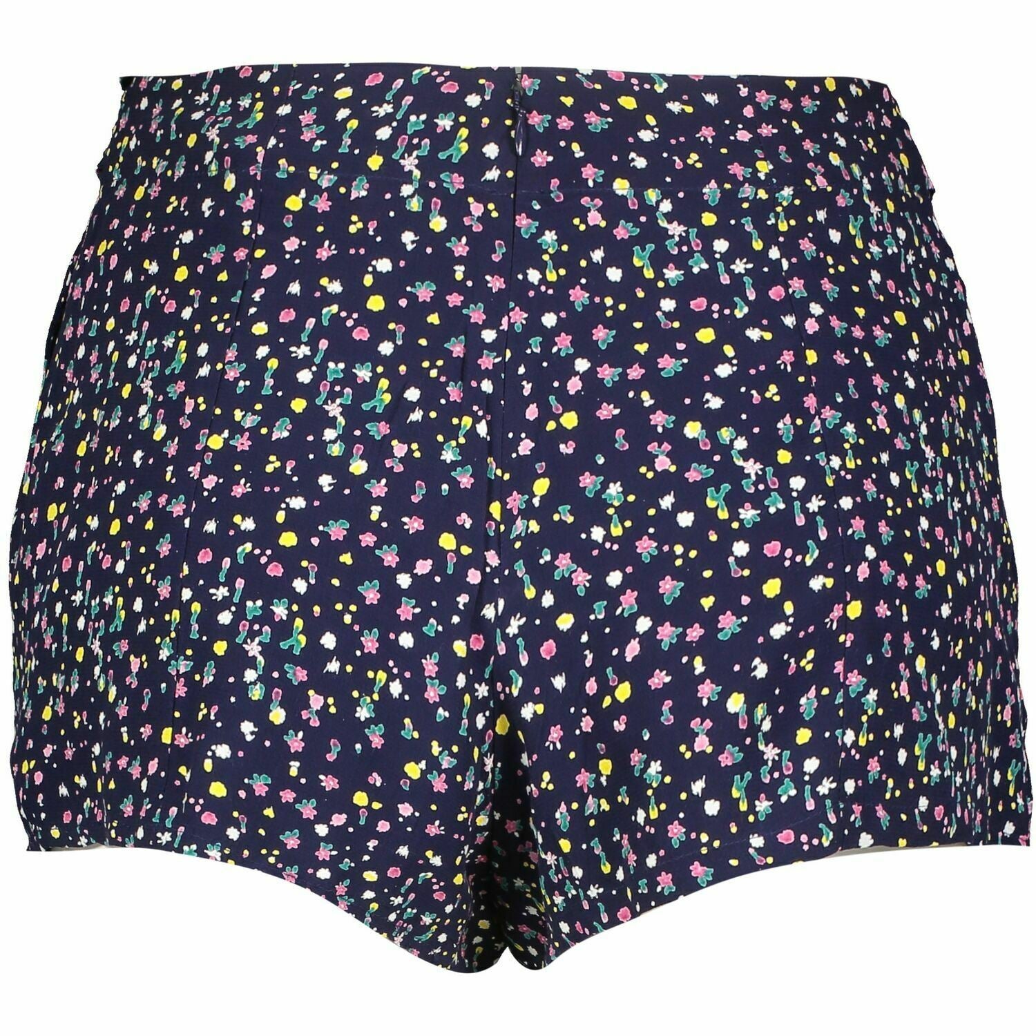 SUPERDRY Women's TAYLOR Skater Culotte Shorts, Navy Pop Ditsy, size M - UK 12