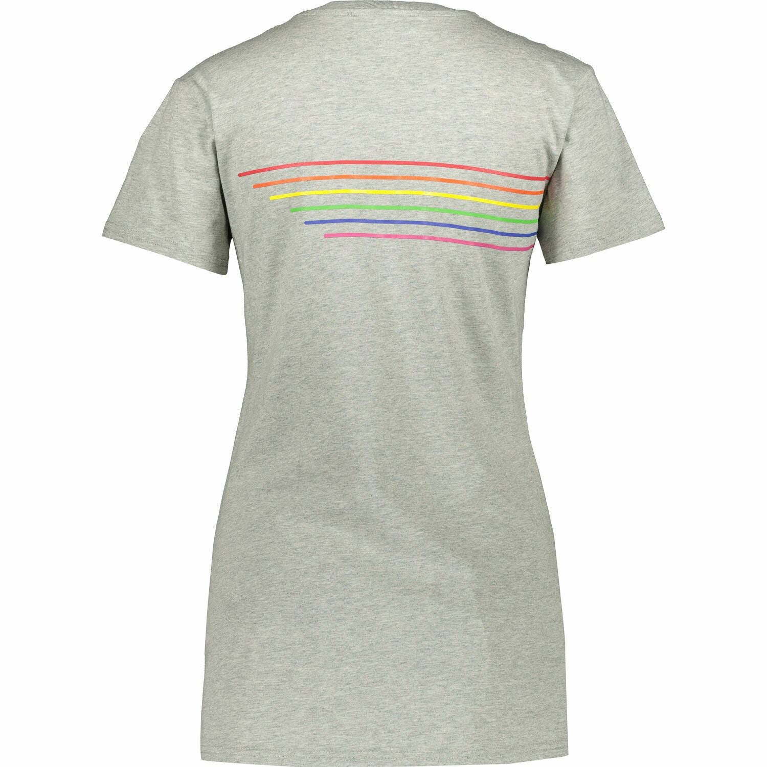 Genuine Diesel Womens Grey Rainbow Sully T-Shirt Size Medium