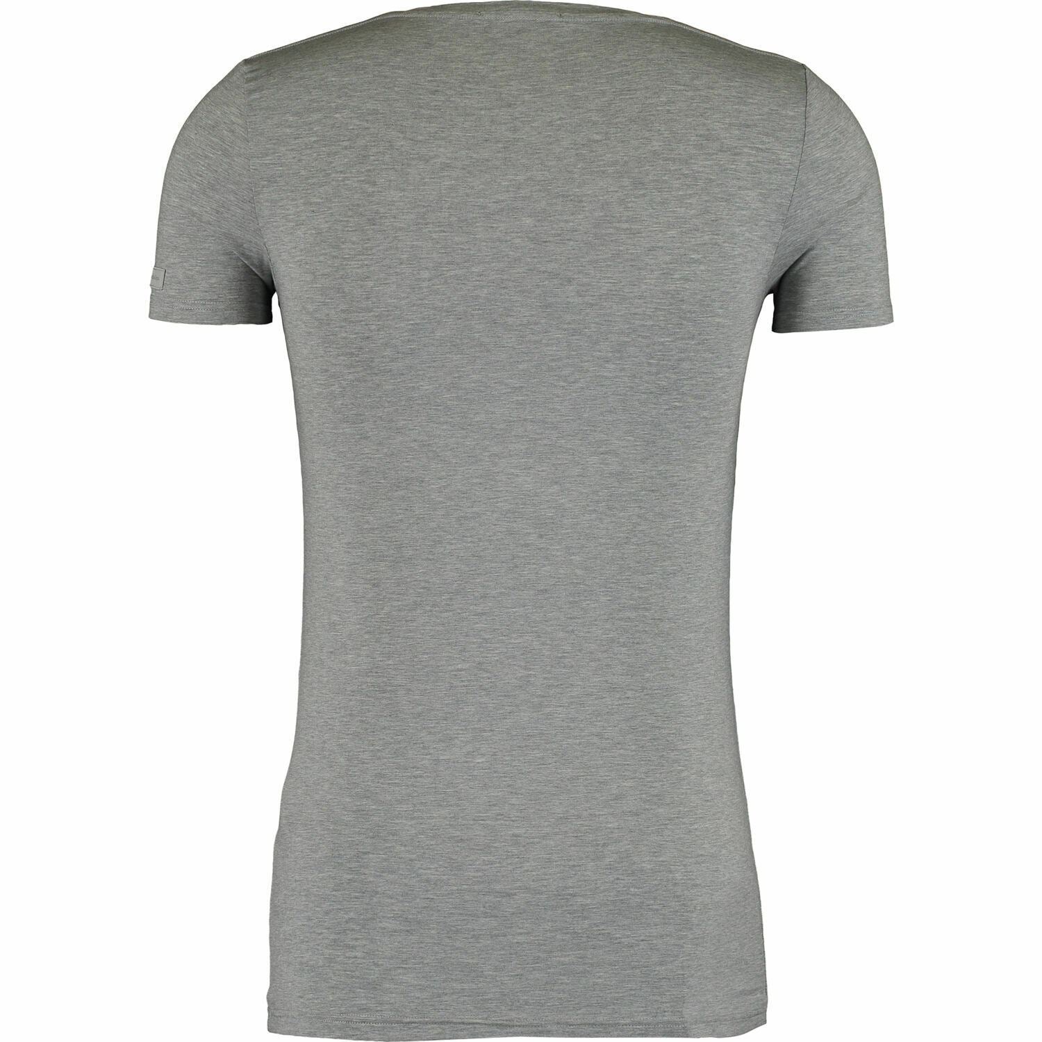 Men's Ermenegildo Zegna Grey Marl V Neck T Shirt  Size Medium  RRP £65