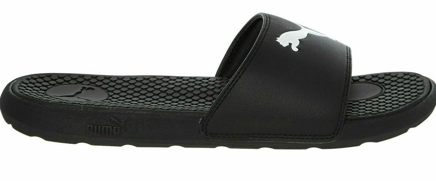 PUMA Womenâs COOL CAT SPORT Logo Sliders Sandals, Black, size UK 5 EU 38