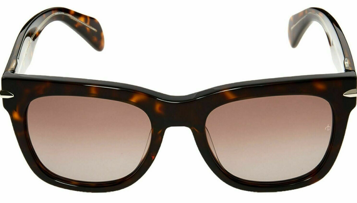 RAG & BONE Men's Square Sunglasses, Tortoise Brown Plastic Frame, RNB5006