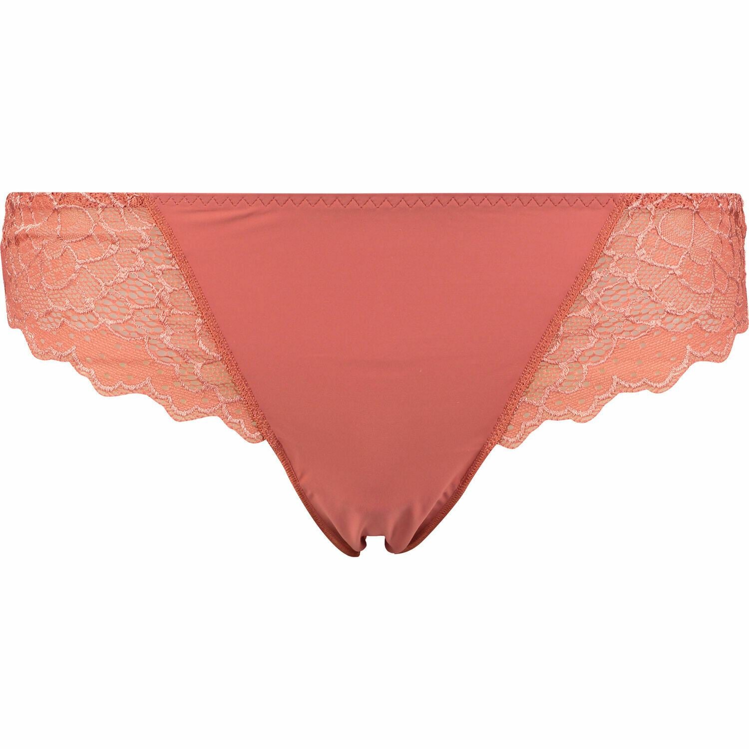 SIMONE PERELE Women's Lace Detail THONGS Knickers Pink, size M
