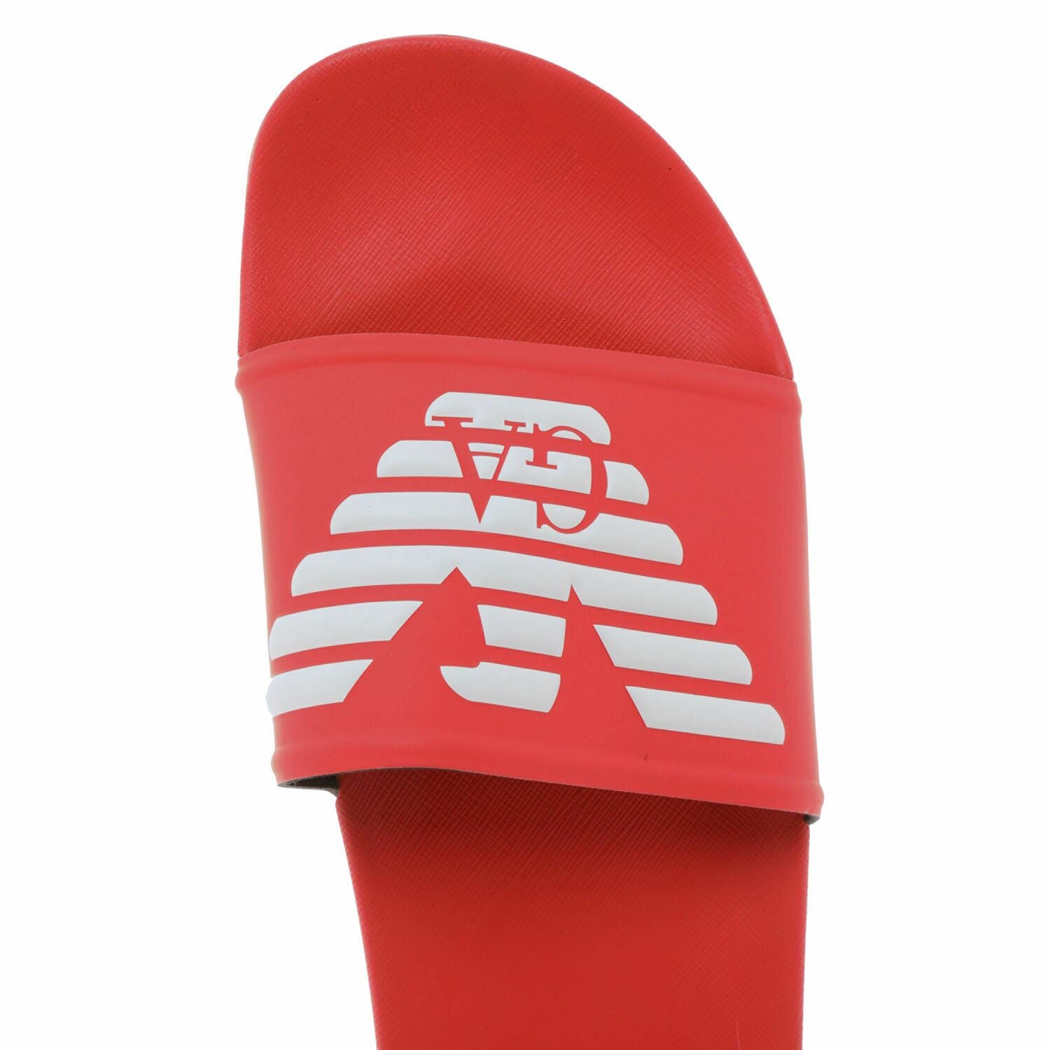 EMPORIO ARMANI Men's Sliders / Beach Pool Sandals, Red, size UK 9 / EU 43