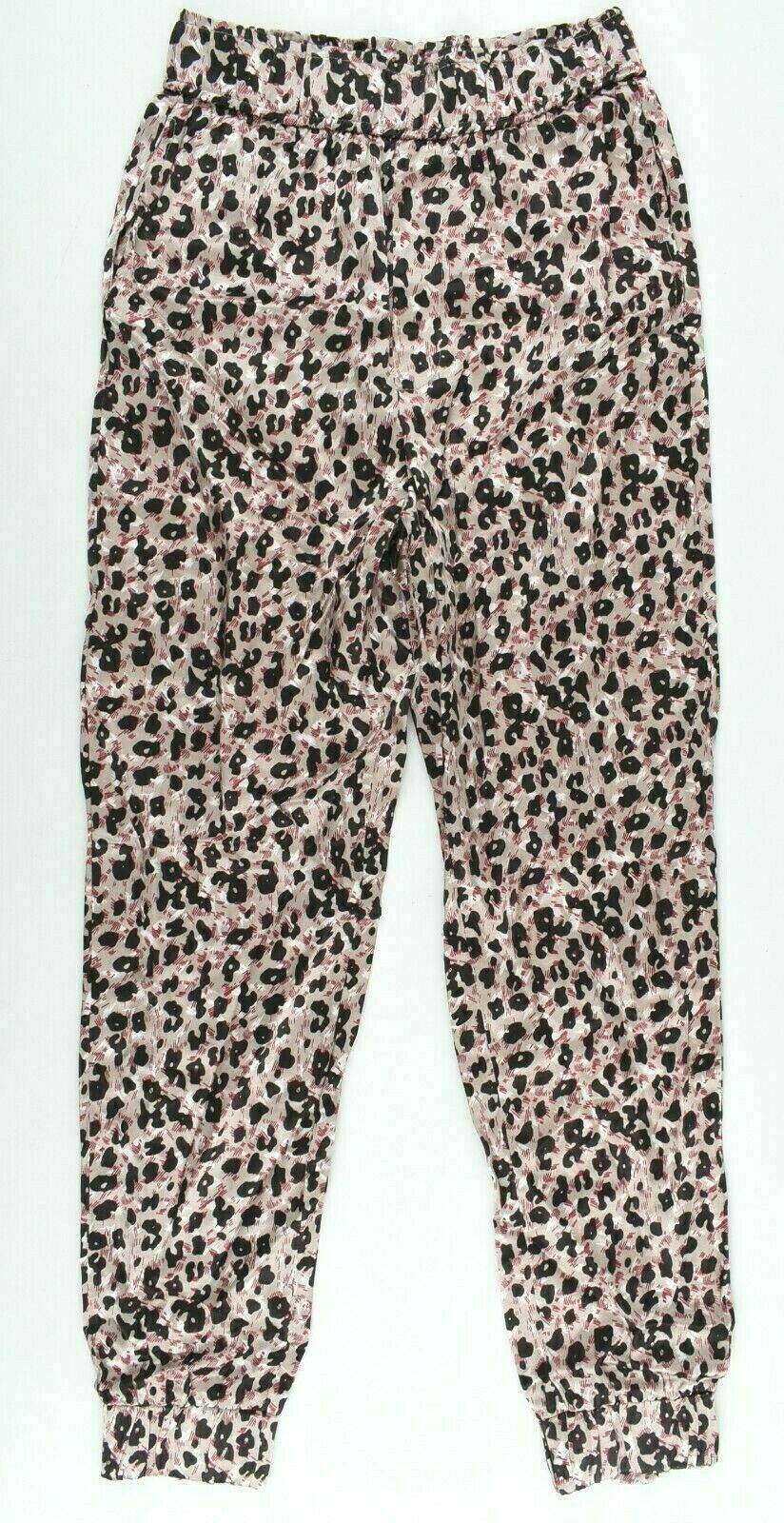 ZARA Women's Leopard Print Loungewear, Pyjama Bottoms, Nightwear size S