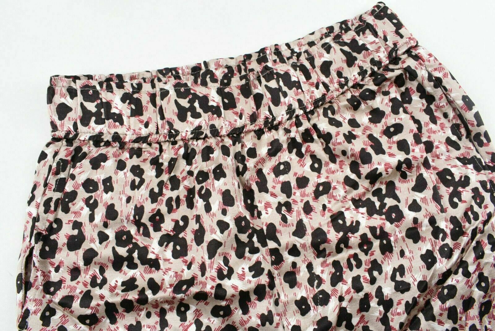 ZARA Women's Leopard Print Loungewear, Pyjama Bottoms, Nightwear size S
