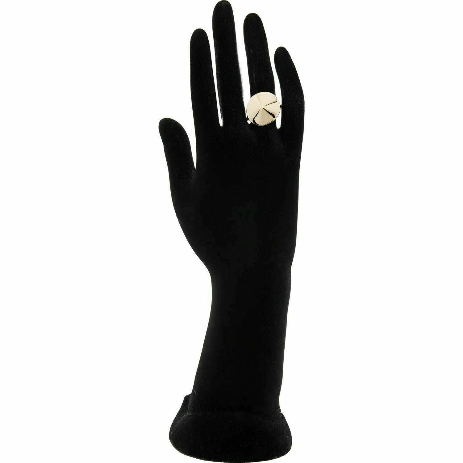Calvin Klein Jewellery Women's Gold Tone Disk Ring size M, RRP £75