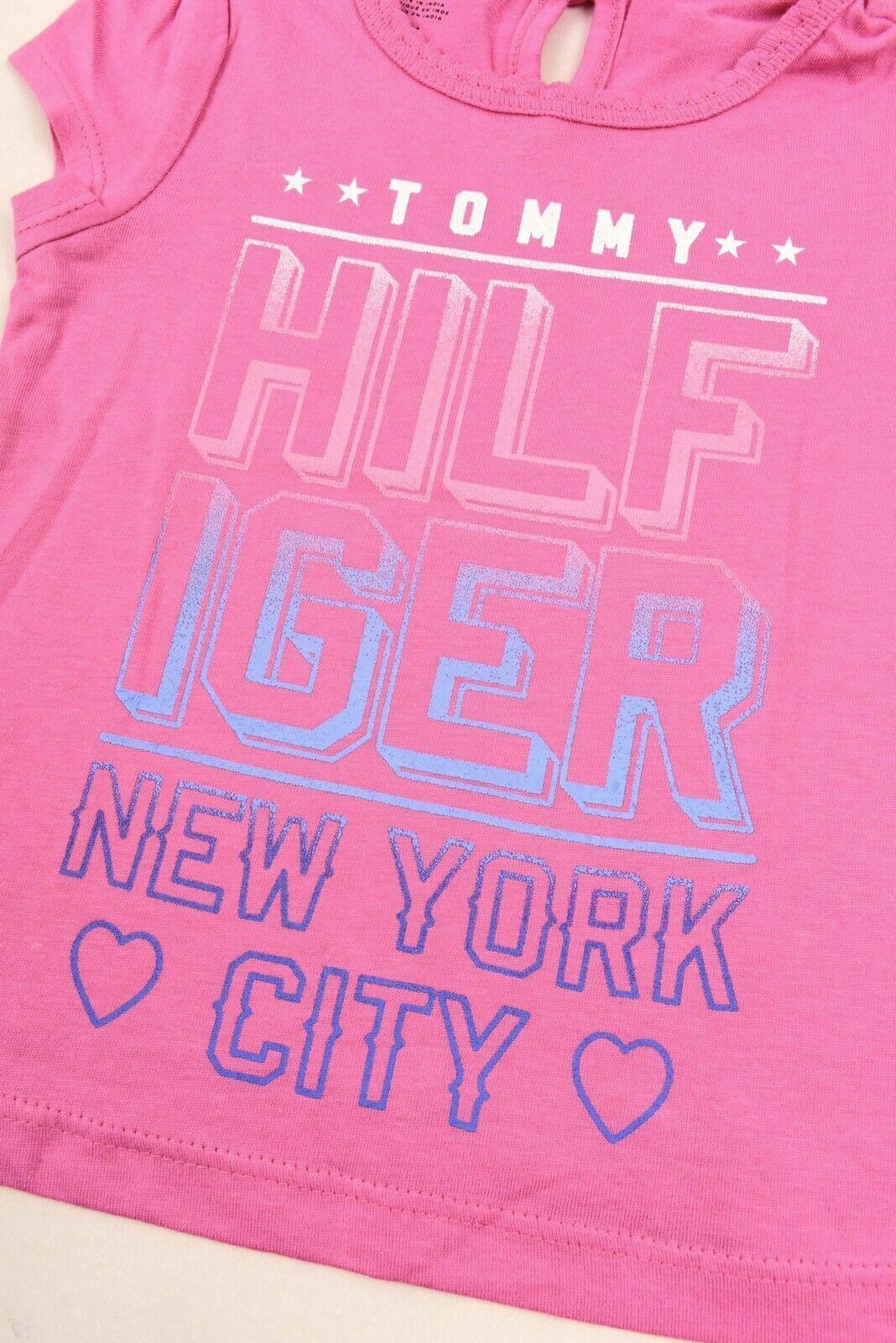 TOMMY HILFIGER Baby Girls' Logo Print Top, Pink, 3 m /6 m /12 m /18 m /24 months