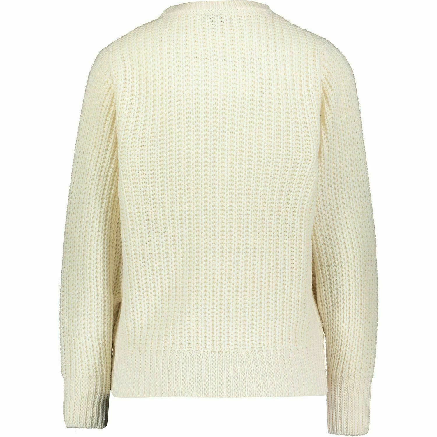 BARTOLINI Women's Chunky Knit Jumper, Cream, Made in Italy, size L