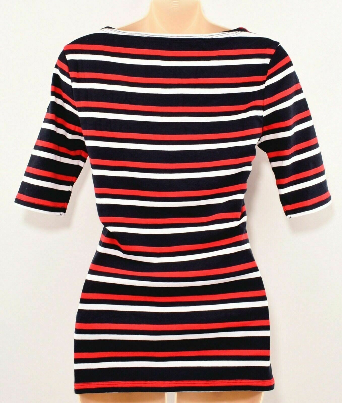 TOMMY HILFIGER Women's Boat Neck Striped Top, size XS /size S /size L
