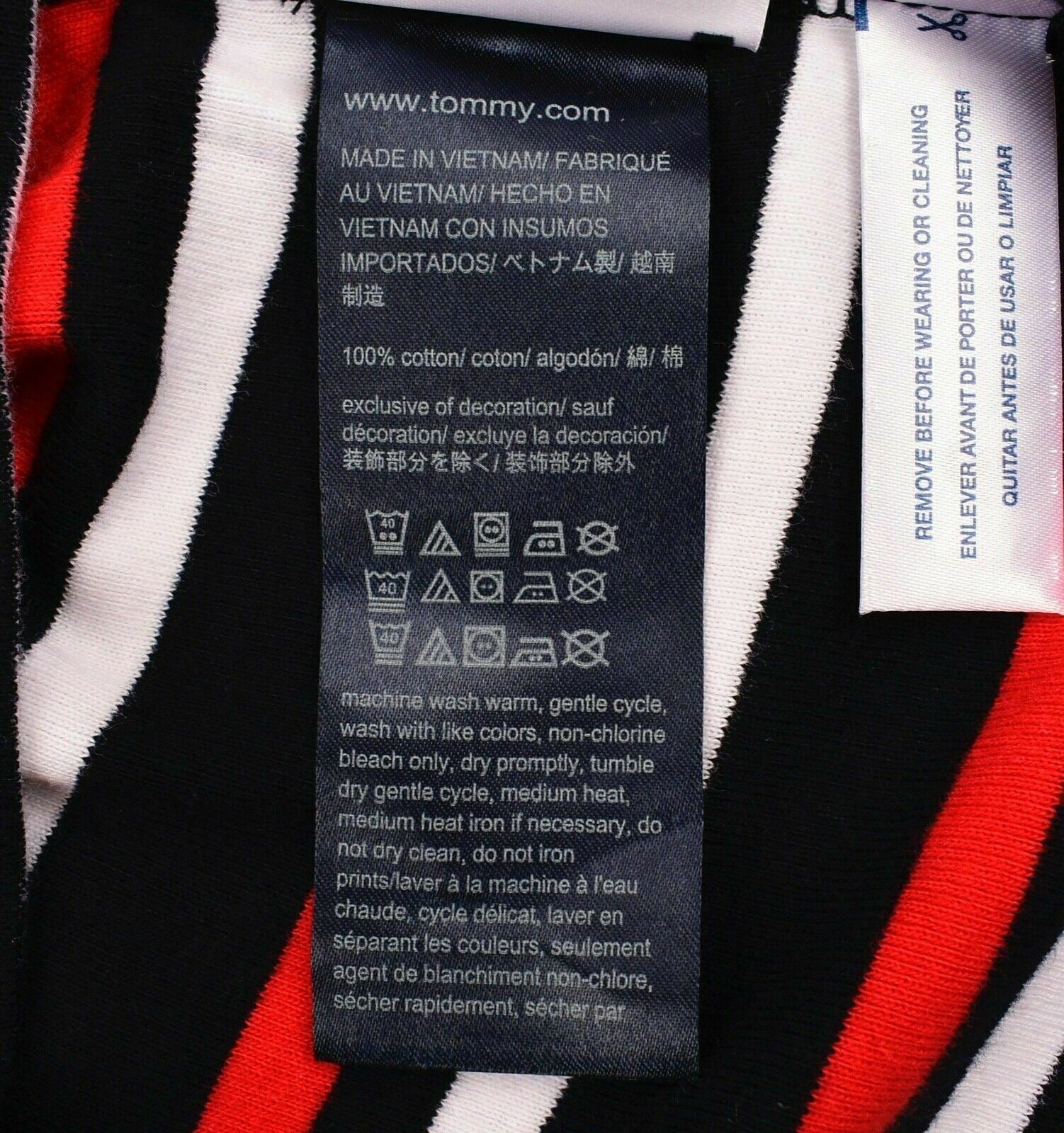 TOMMY HILFIGER Women's Boat Neck Striped Top, size XS /size S /size L