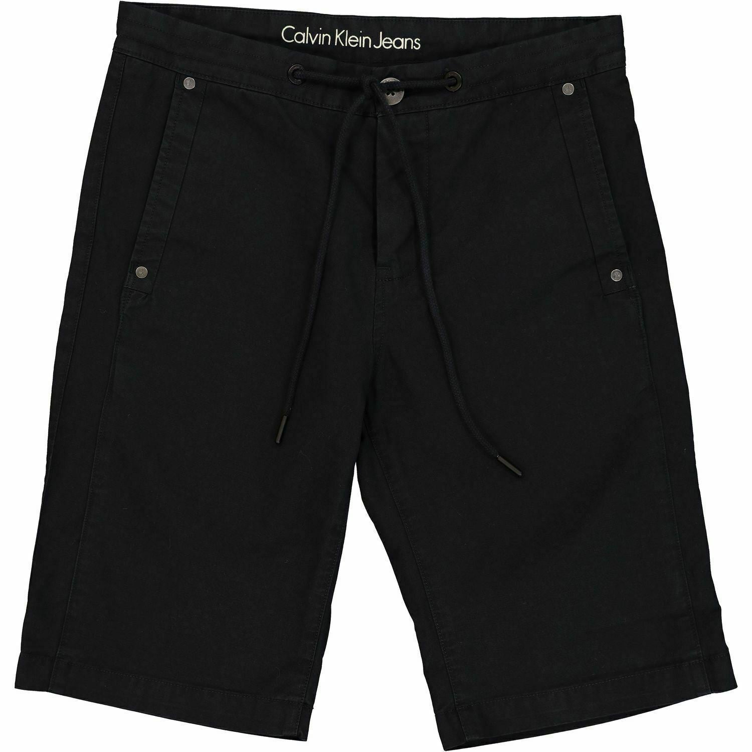 CALVIN KLEIN Men's Navy Tie Front Shorts W28