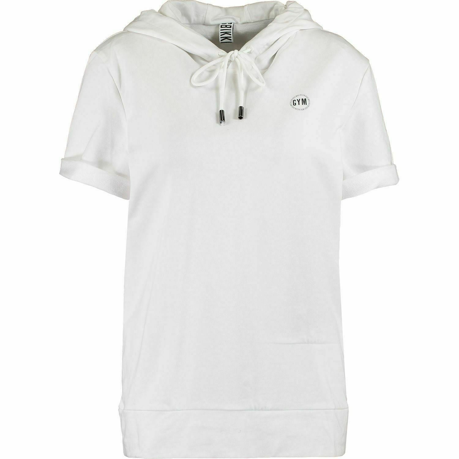 BIKKEMBERGS Womens White Short Sleeve Sweatshirt Size S & Size M