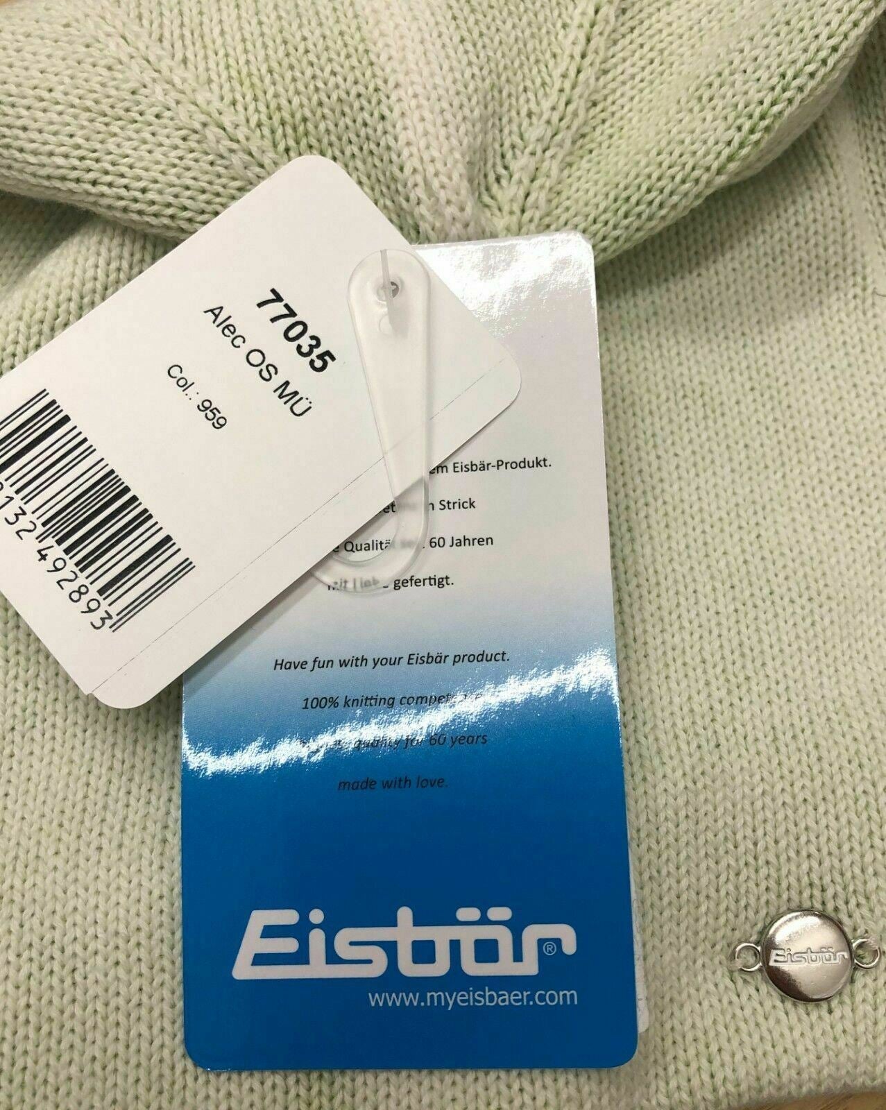 JOB LOT 37 x EISBAR Women's 'ALEC' Beanie Hat, Pastel Green