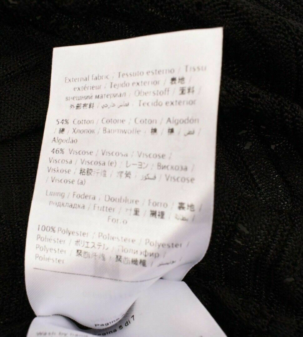 MISSONI Women's Black Knit Skater Dress, size UK 12 / IT 44