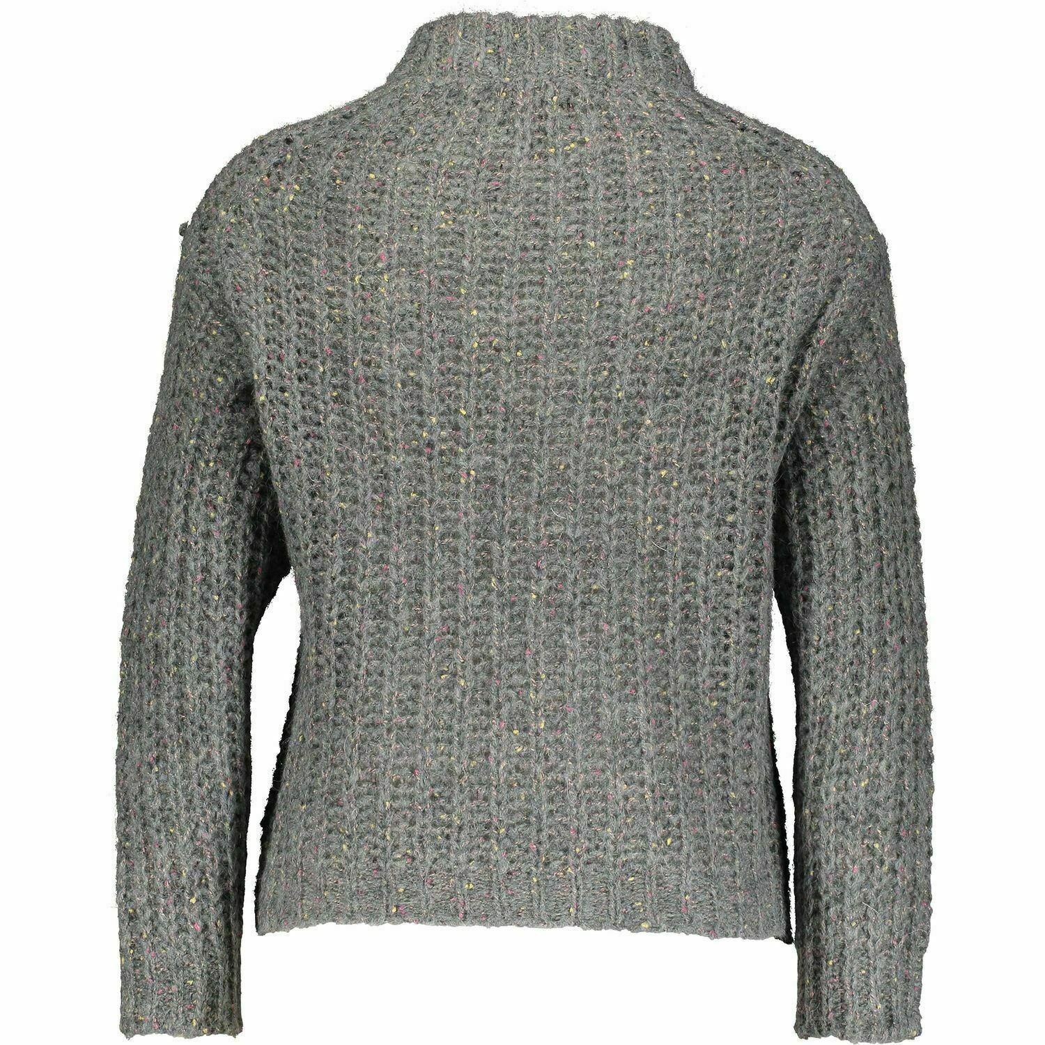 BARTOLINI Women's Chunky Knit Jumper, Grey/Speckled, size M / UK 12