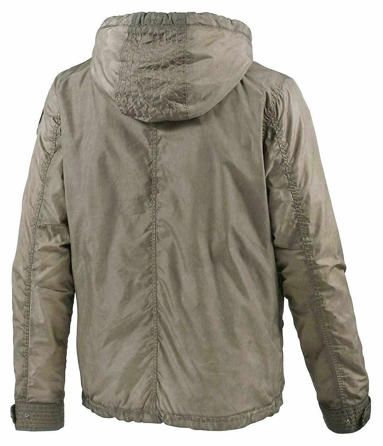 PME LEGEND Men's Distressed Look Casual Jacket, Khaki, size Medium