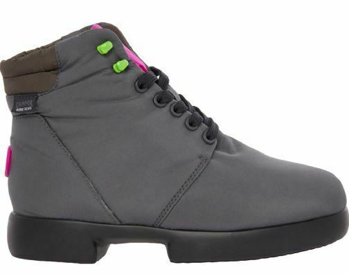 CAMPER Women's Grey & Purple Anorak Walking Boots - UK 7 EU 40