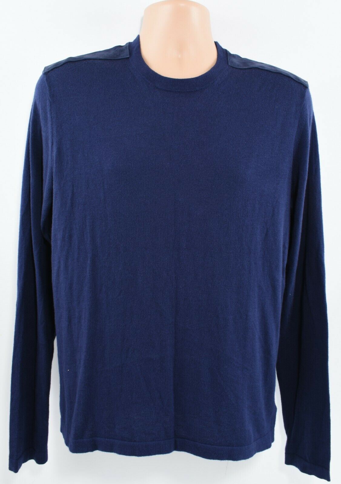 MICHAEL KORS Men's Indigo Blue Lightweight Knit Jumper, size XL
