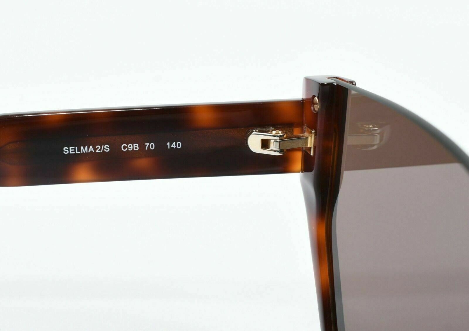 REBECCA MINKOFF Women's SELMA 2/S Half Rim Sunglasses, Brown Havana