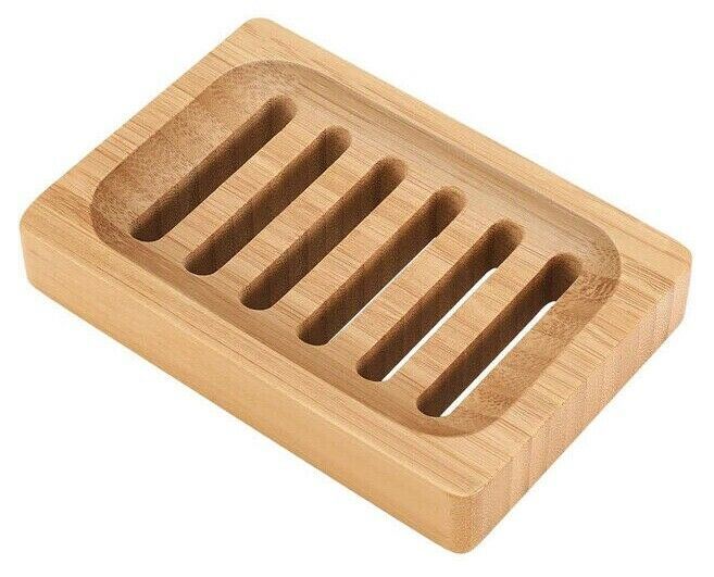 Job Lot of 35 x Organic BAMBOO Wooden Soap Dishes, Eco-Friendly, Anti-slip