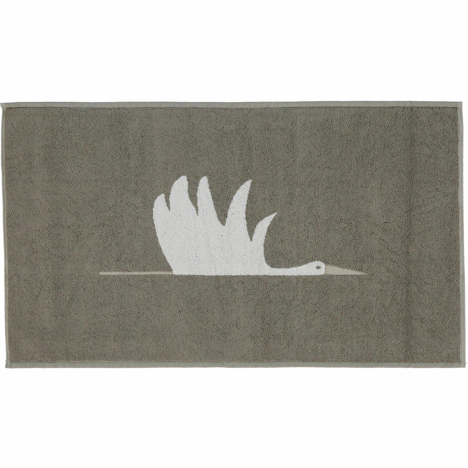 SCION LIVING Stork Reversible Bath Mat - Taupe & White 90cm x 50cm
