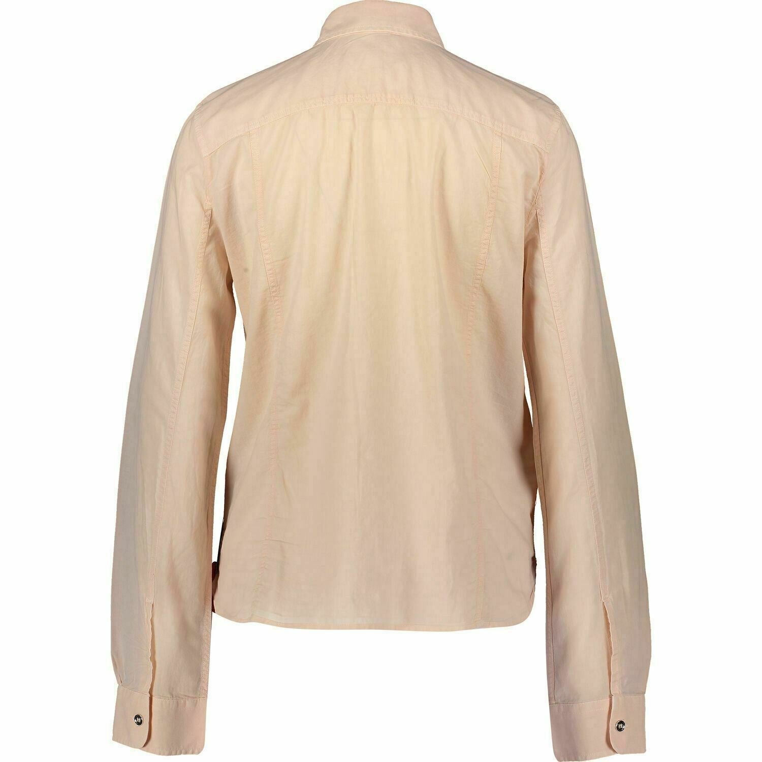 Women's DIESEL BLACK GOLD Peach Twin Pocket Shirt Top, size UK 12 / IT 44