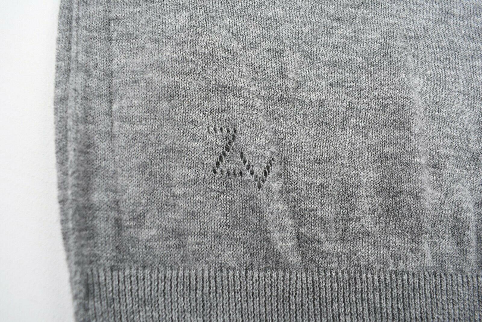 ZADIG & VOLTAIRE Men's Lightweight Cotton Jumper, Grey, size L