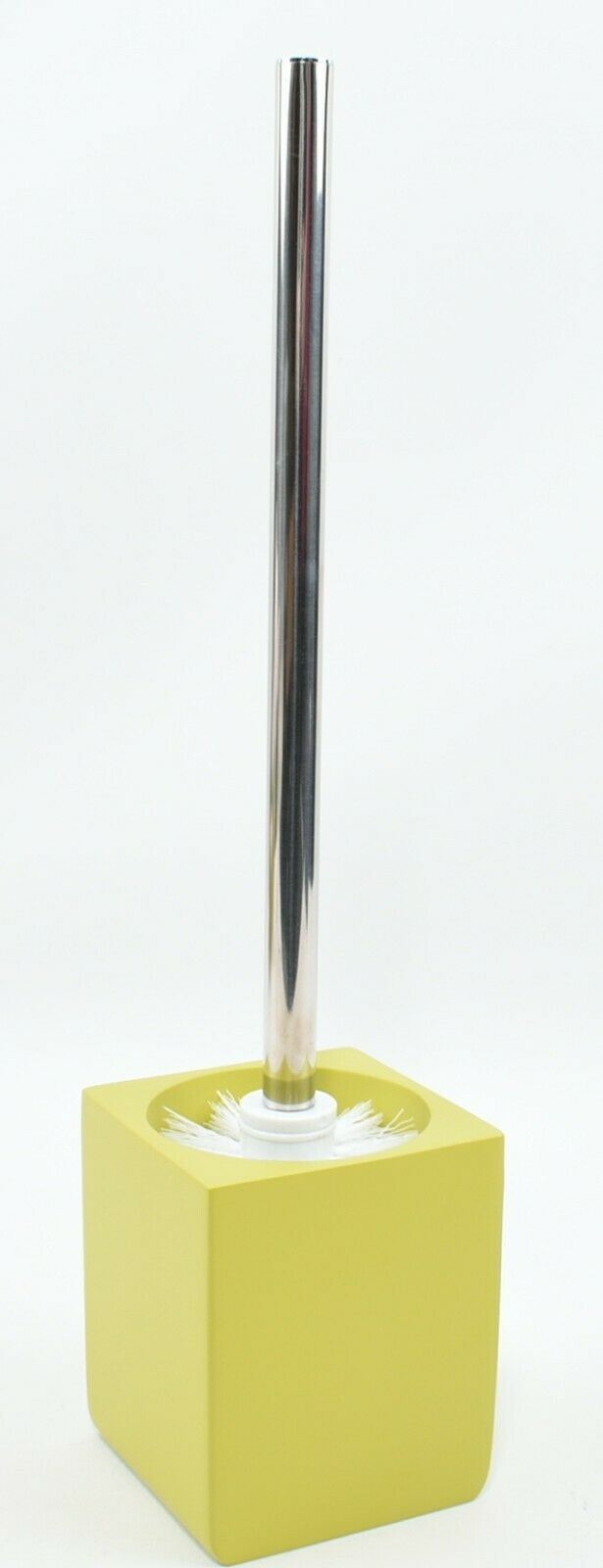 HABITAT - POLI Toilet Brush & Holder Set (design by Anna Pretty), Saffron Yellow