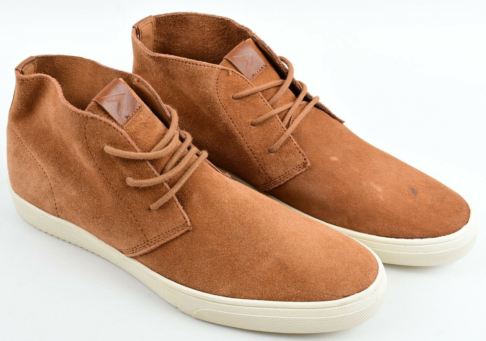 NEXT Men's Genuine Suede Leather Boots, Tan Brown, size UK 9 *marks*