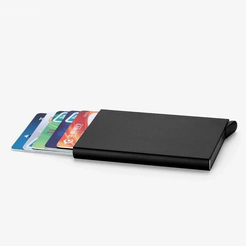 RFID Blocking Aluminum Card Wallet holds up to 7 cards UK Seller Fast Delivery