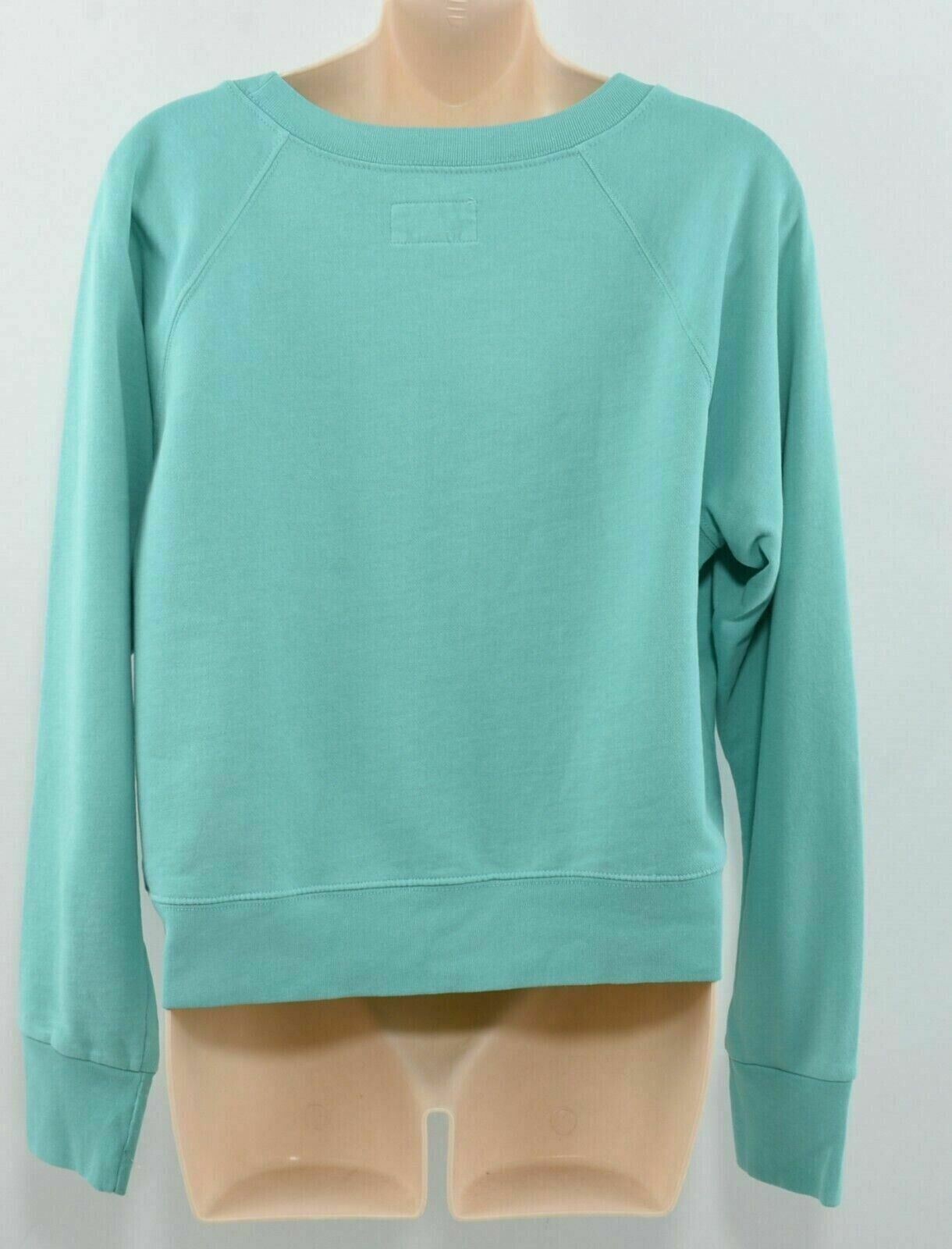 Denim & Supply by Ralph Lauren Women's Cropped Sweatshirt, Mint Green, size M