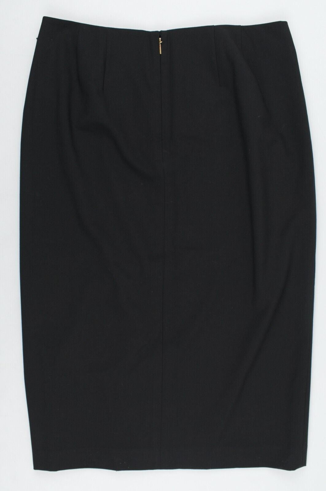 CALVIN KLEIN Women's Smart Black MIDI Skirt with Kick Split, size M-L