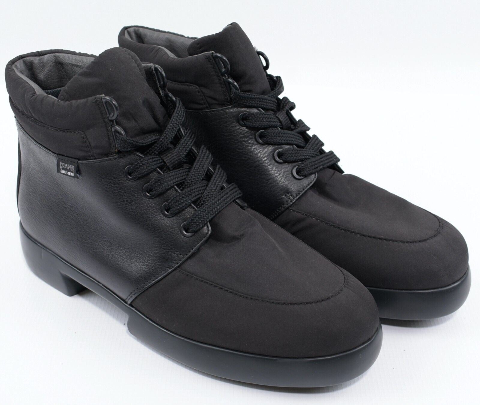 CAMPER Men's Black Genuine Leather & Nylon Boots, size UK 7 / EU 41