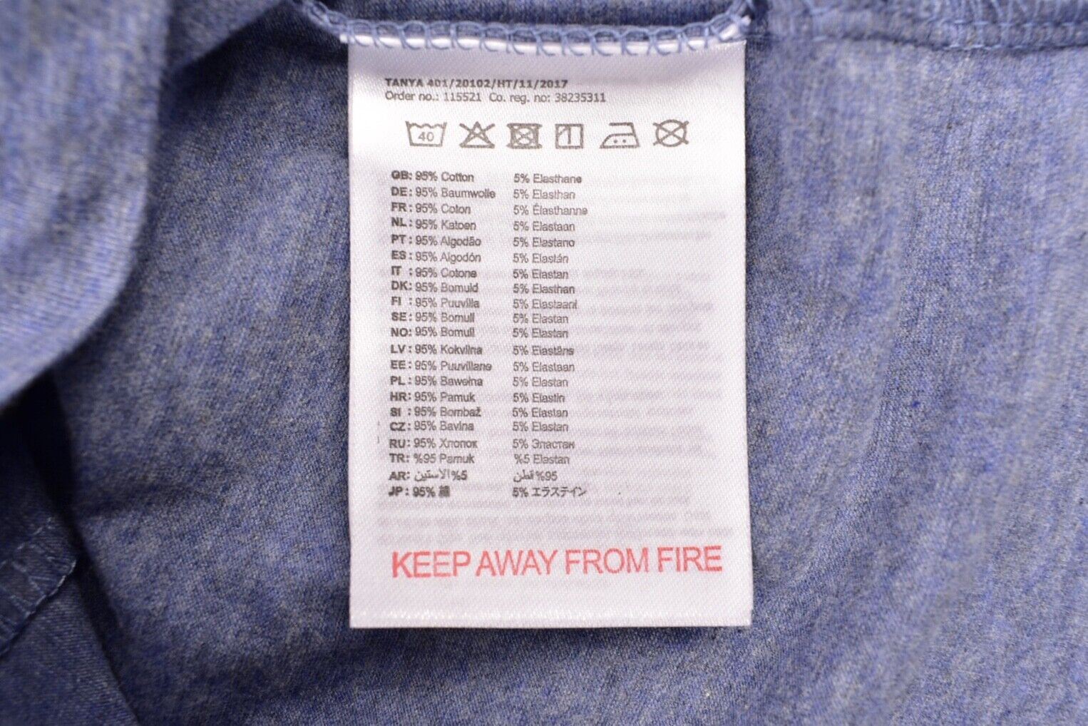 LEGO WEAR Girls' Kids' TANYA 401 Printed T-shirt / Top, Blue, 4 Years