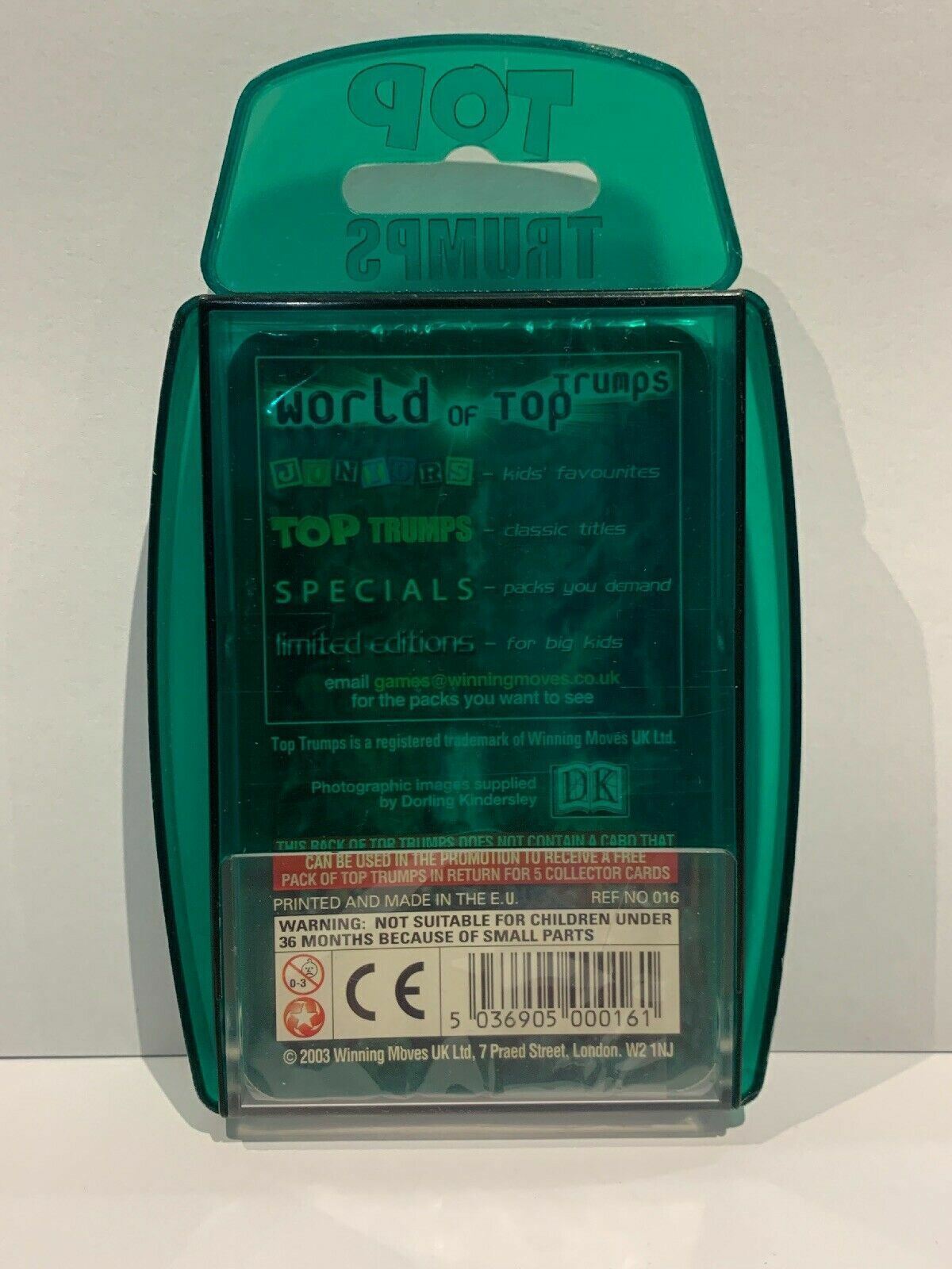 Top Trumps DINOSAURS Card Game Rare Sealed 2003 Version