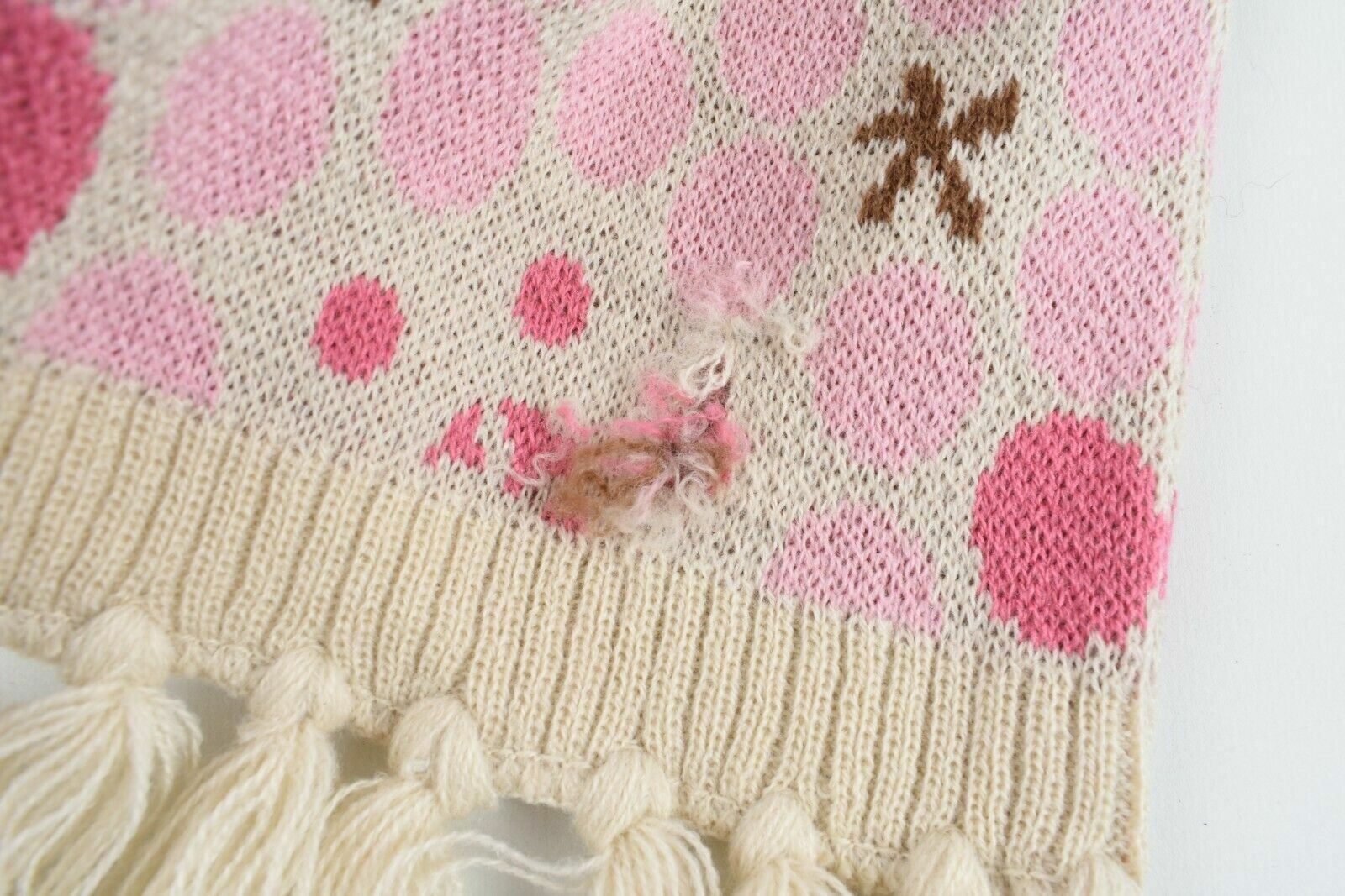 ANIMAL Women's LIBBY Soft Knit Scarf with Tassels, Pink/Multicoloured