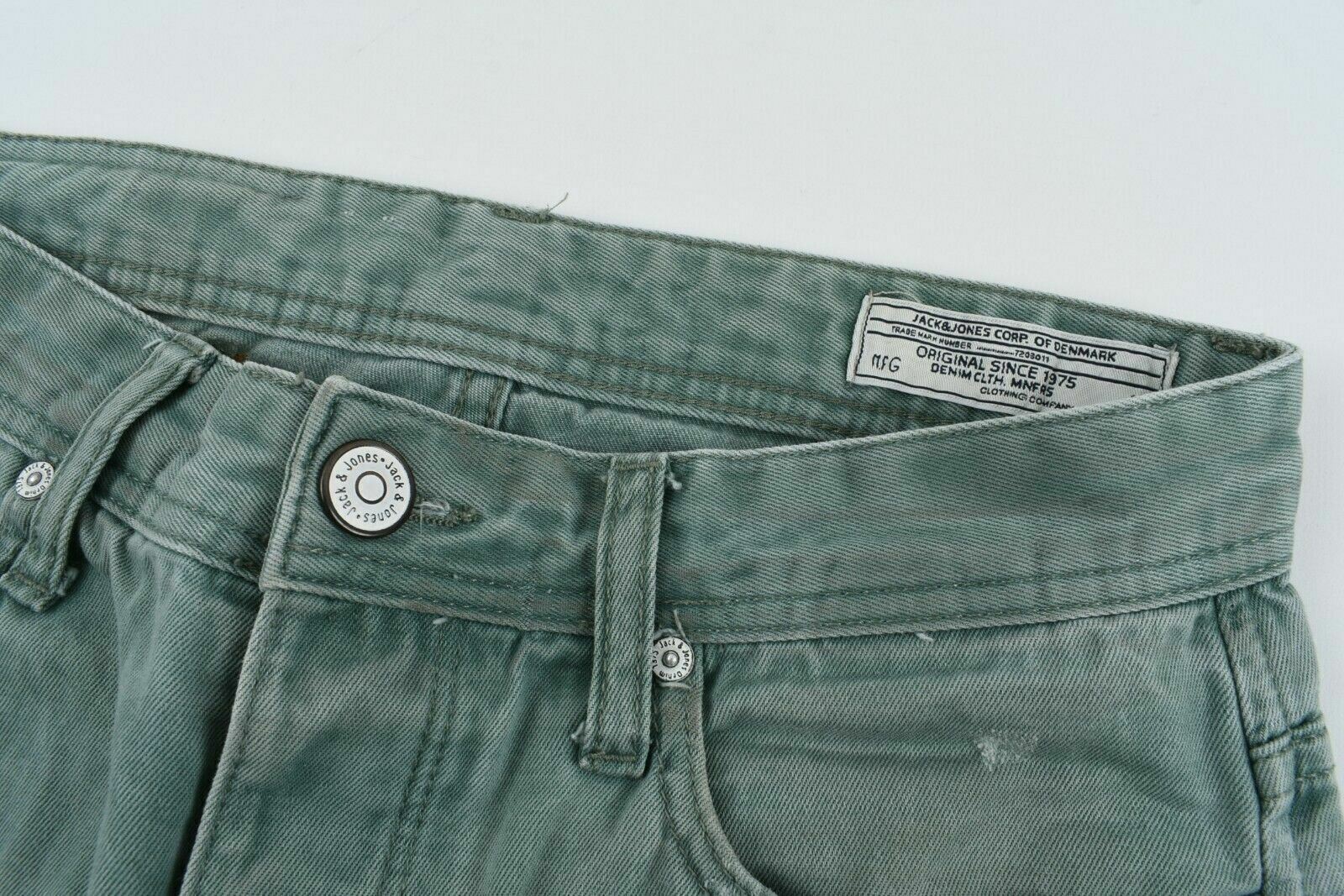 JACK & JONES Men's Green Skinny Jeans, size W28