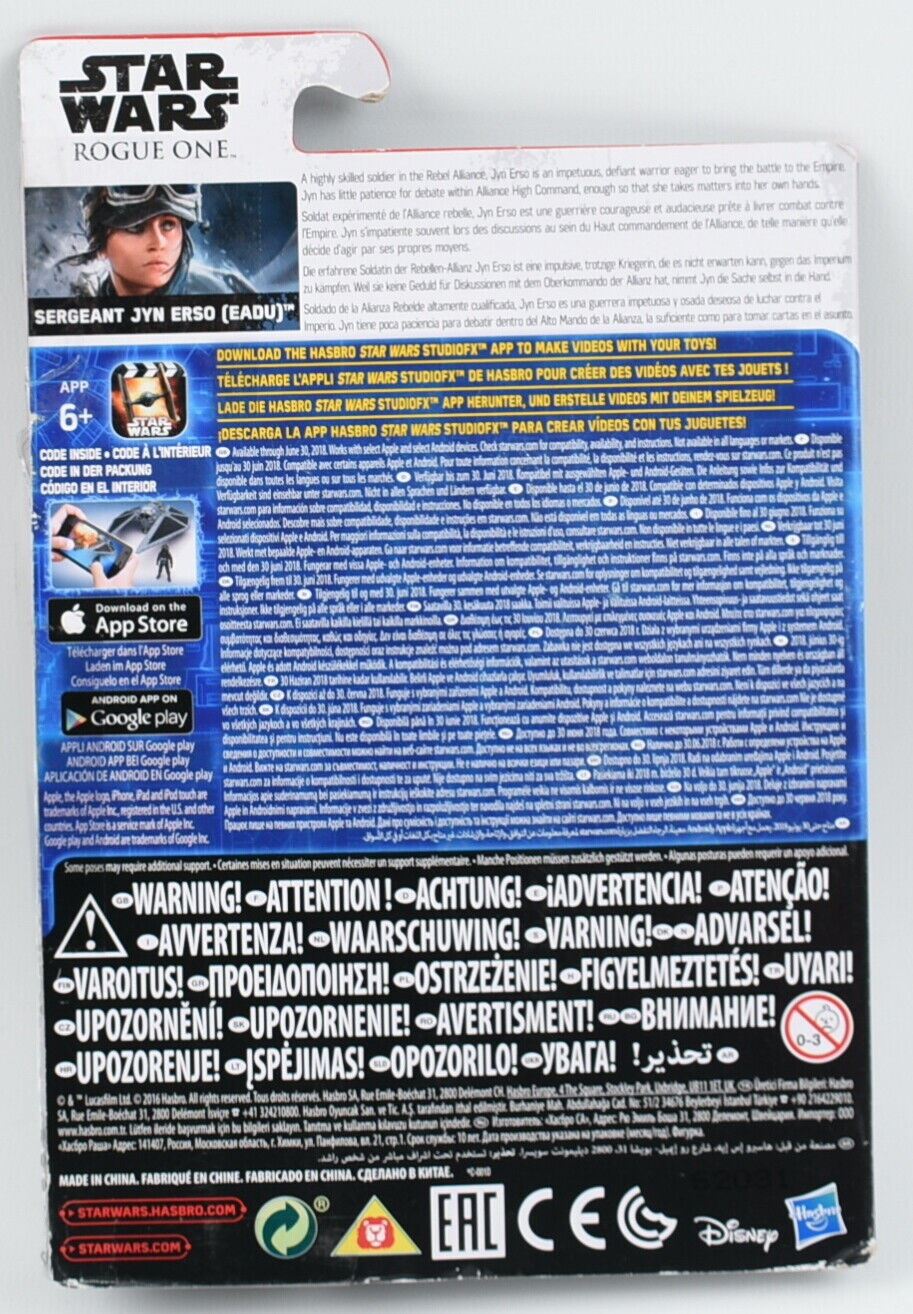 STAR WARS Rogue One - Sergeant Jyn Erso Action Figure (by Hasbro)