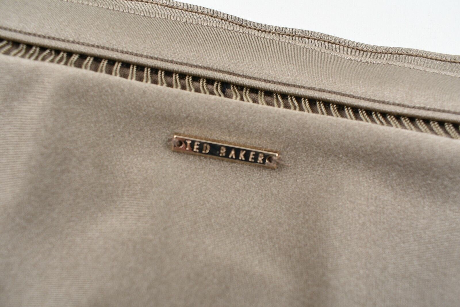 TED BAKER Swimwear: Women's Bikini Bottoms, Pewter Green, Ted size 3 / UK 12