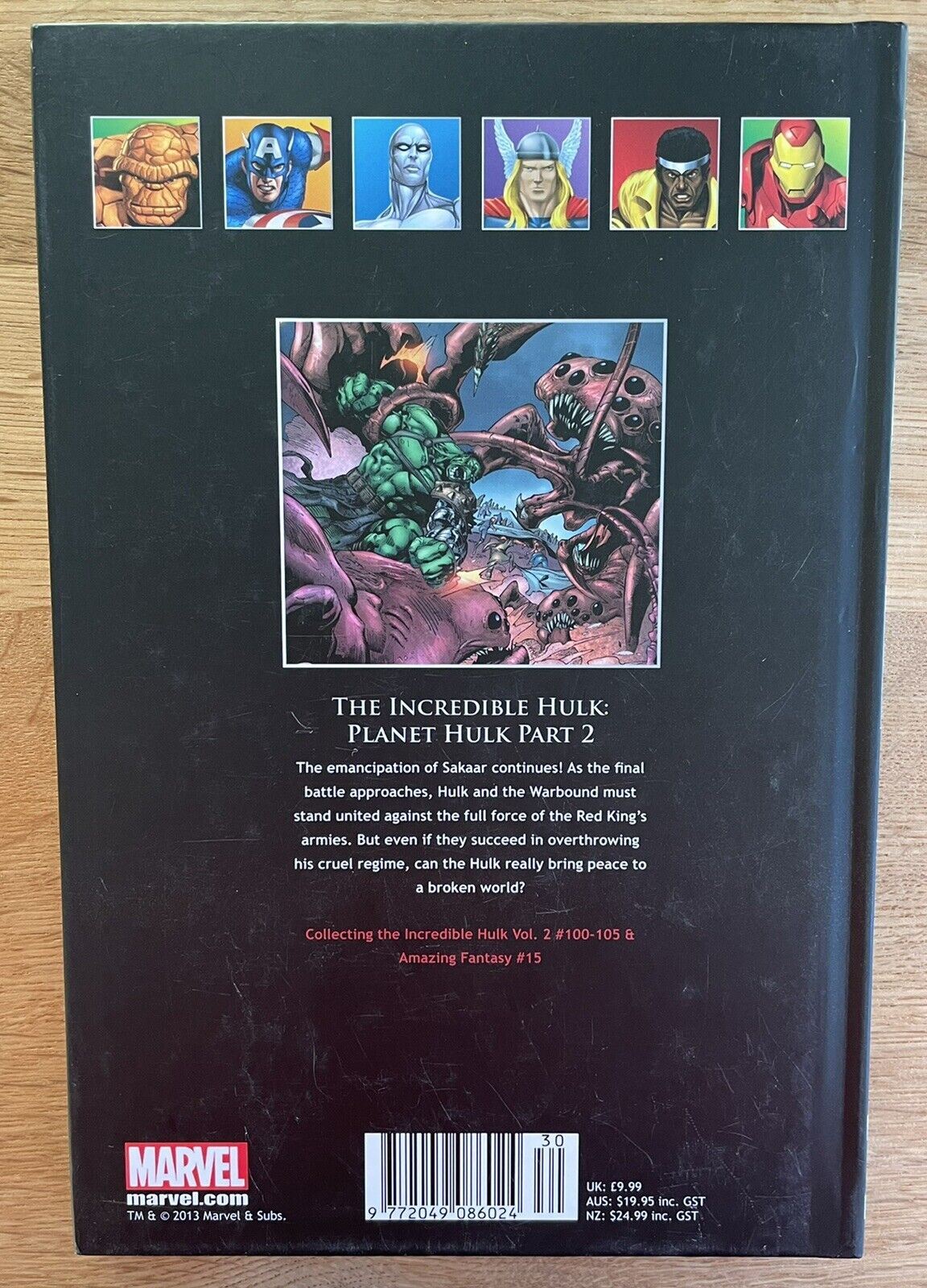 The Incredible Hulk Planet Hulk PT2 No.46 Marvel Graphic Novel Hardback Like New