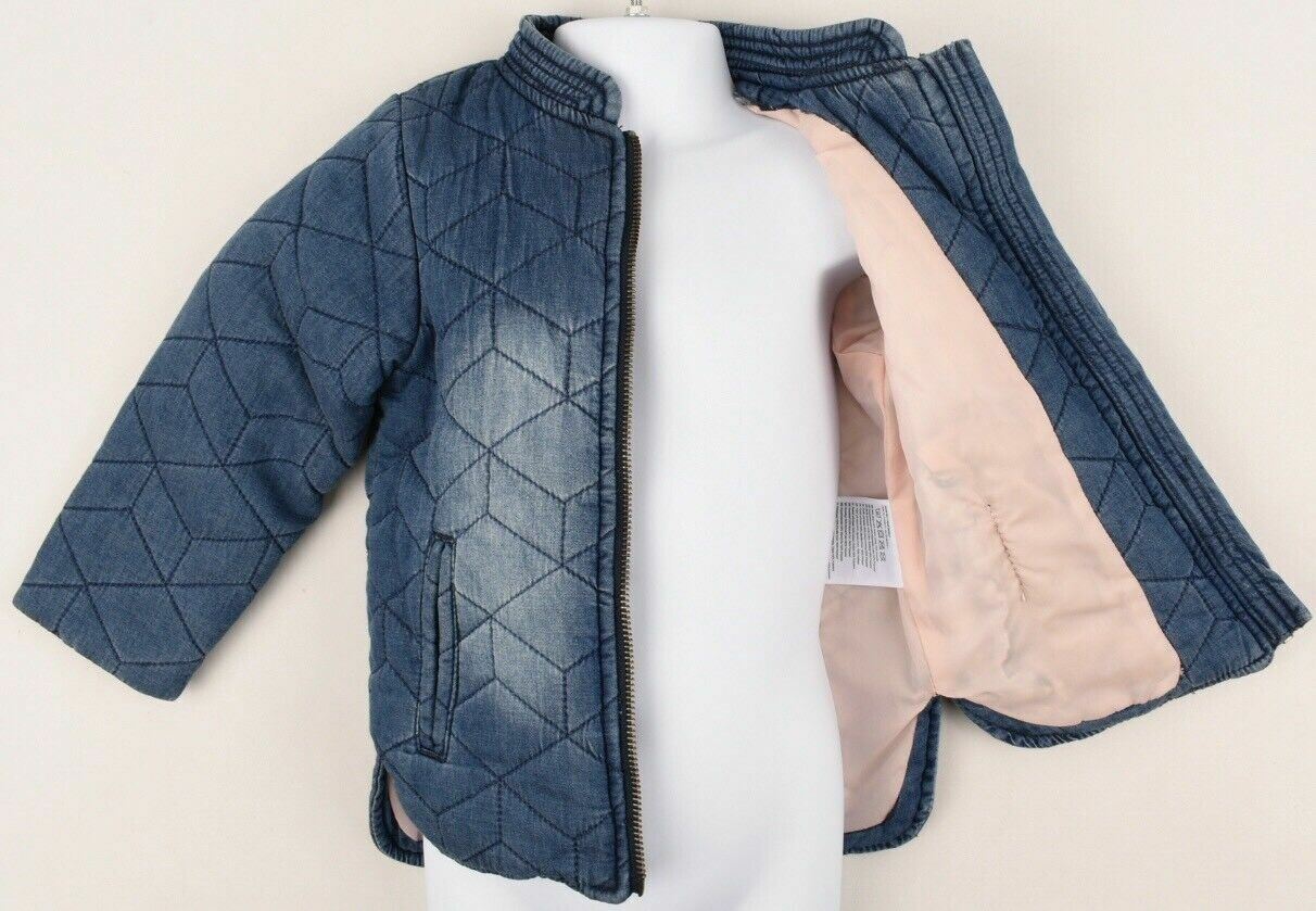 LEGO WEAR Baby Girls' JENNA 633 Blue Quilted Jacket, 12 months to 18 months