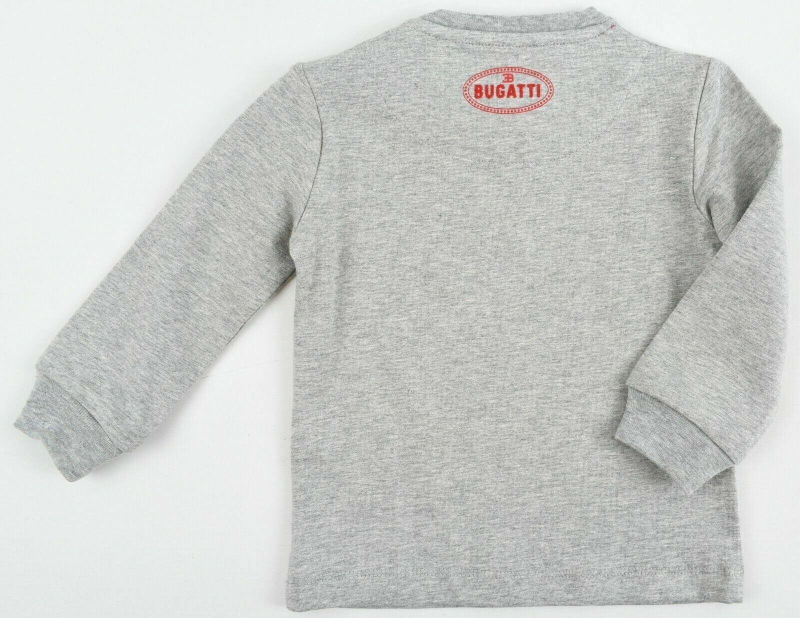BUGGATI Baby Boys' Long Sleeve Top, Cars Print, Grey, 6 months