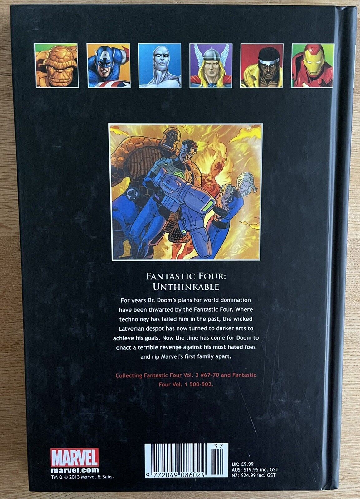 Fantastic Four Unthinkable No.30 Marvel Graphic Novel Hardback Like New