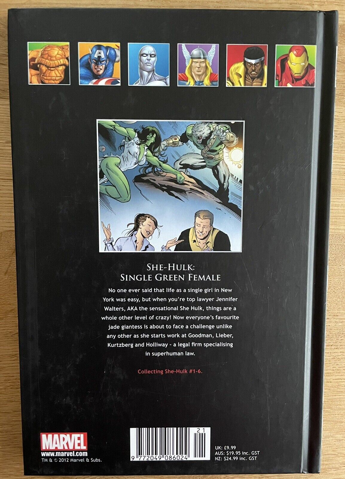 She-Hulk No.35 Marvel Graphic Novel Hardback Like New Condition