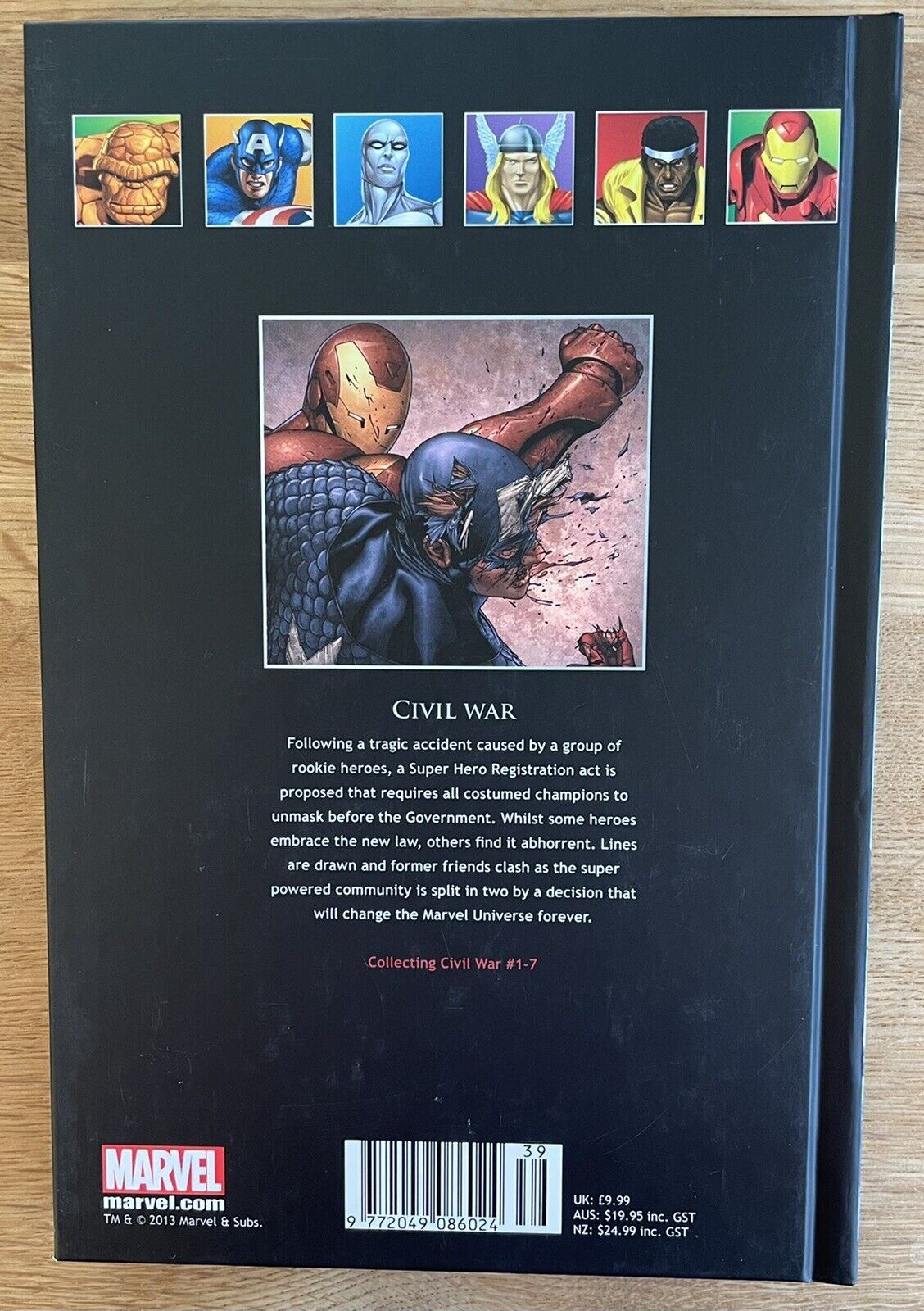 Civil War No.50 Marvel Graphic Novel Hardback Like New Condition