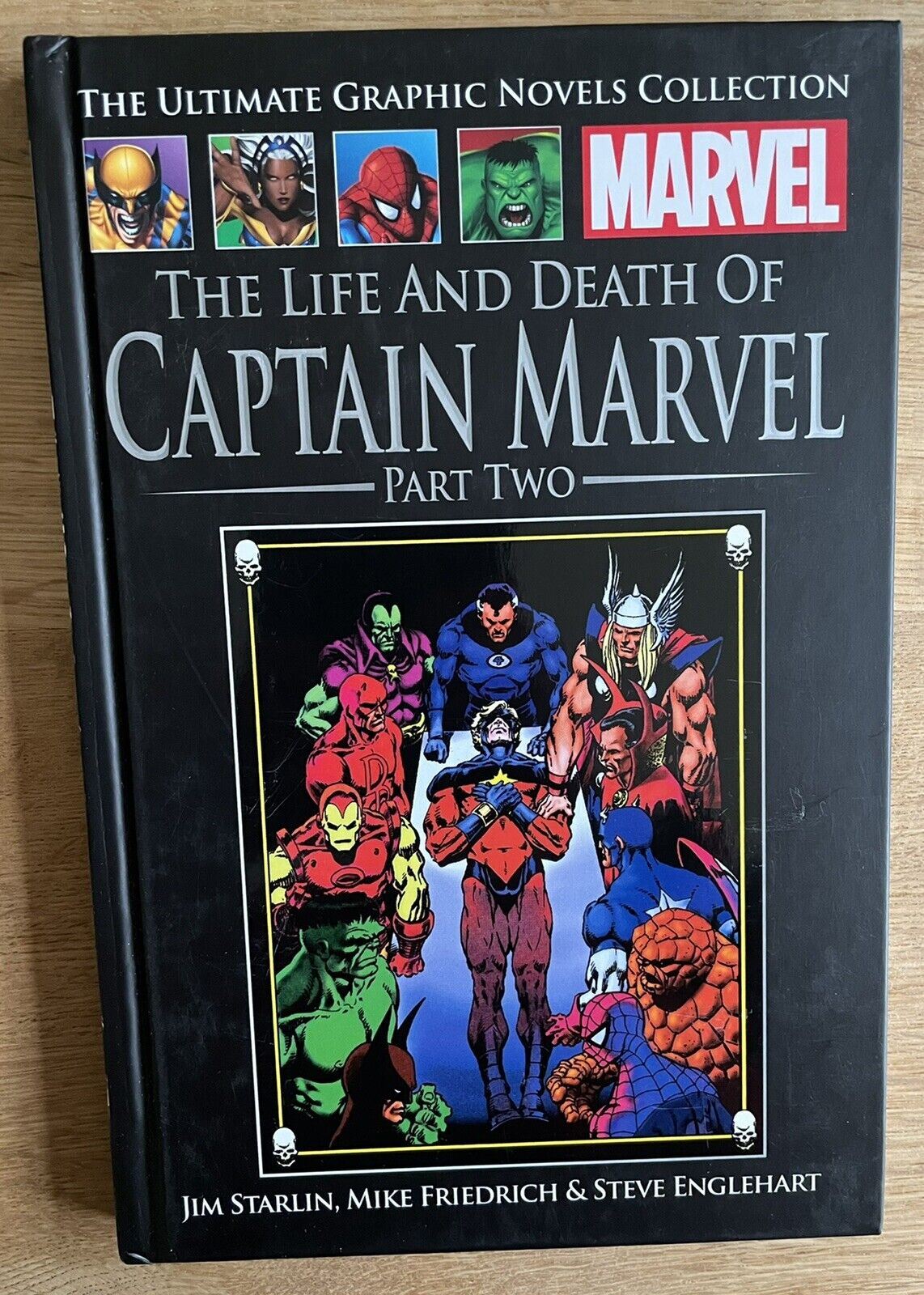 The Life & Death of Captain Marvel XXV Marvel Graphic Novel Hardback Like New